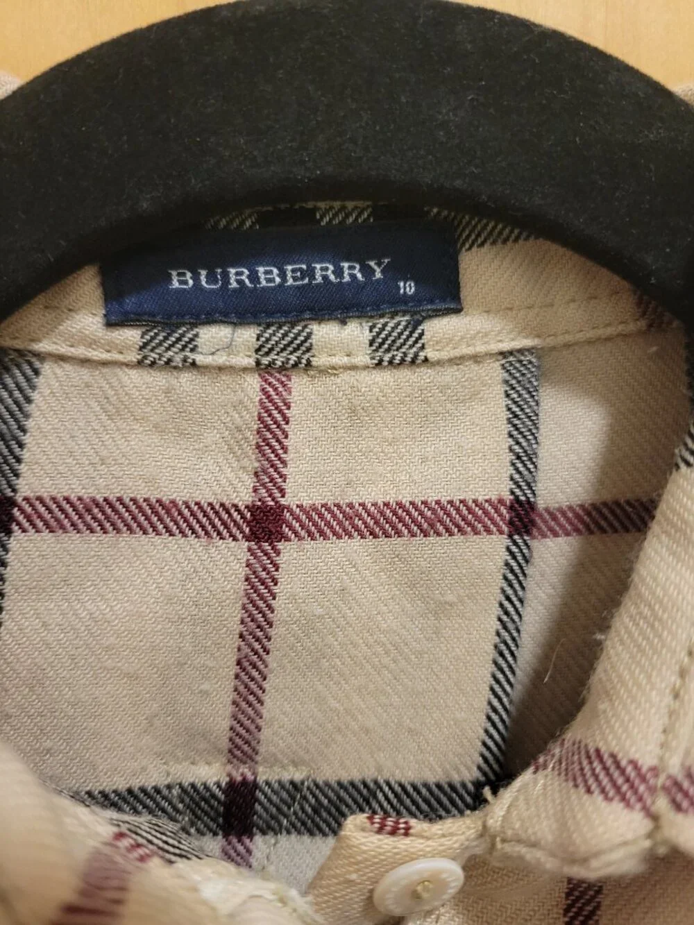 Burberry Plaid Girls Dress
